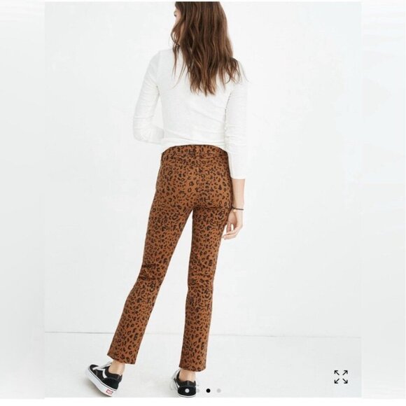 Madewell Women’s Stovepipe Jeans Leopard Print Size 29 - Picture 13 of 13